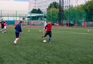 ФК РФС удары по воротам, стадион "Автомобилист" август 2015 г.